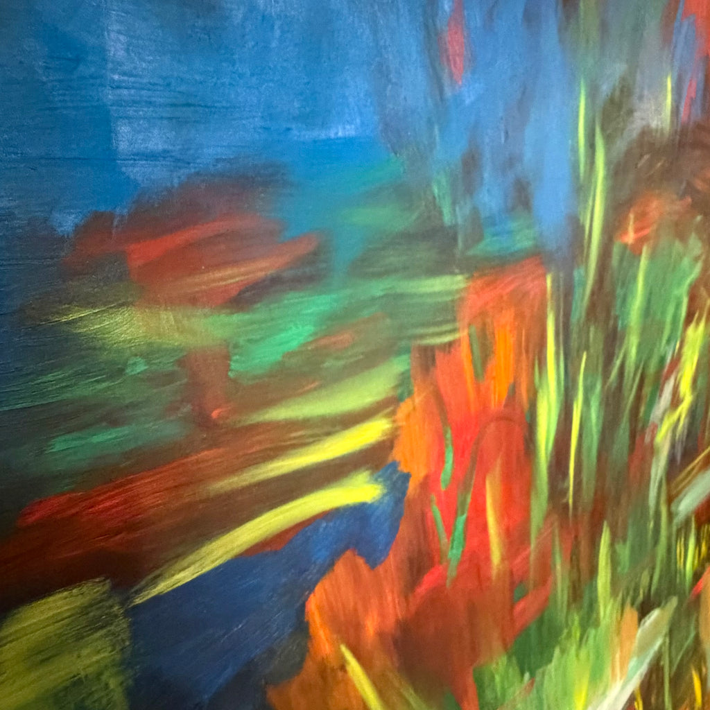 untitled [red & Yellow] 36” x 48”