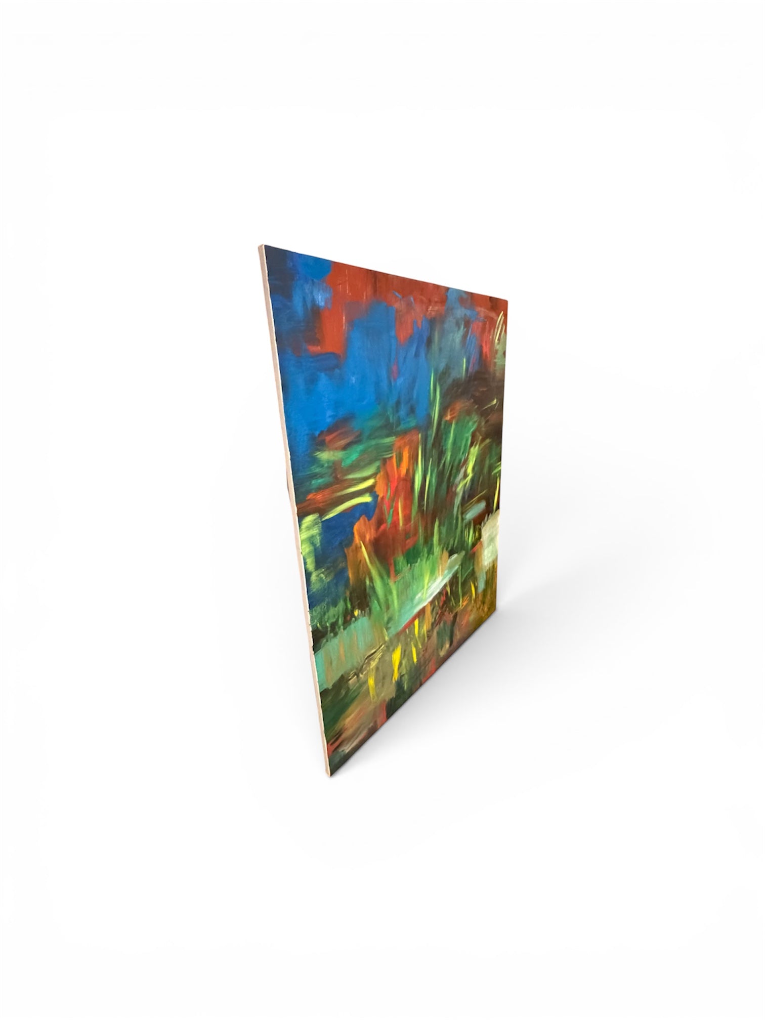 untitled [red & Yellow] 36” x 48”